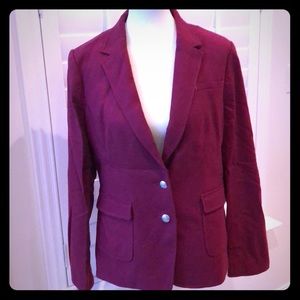 Banana Republic raspberry 2 button Blazer